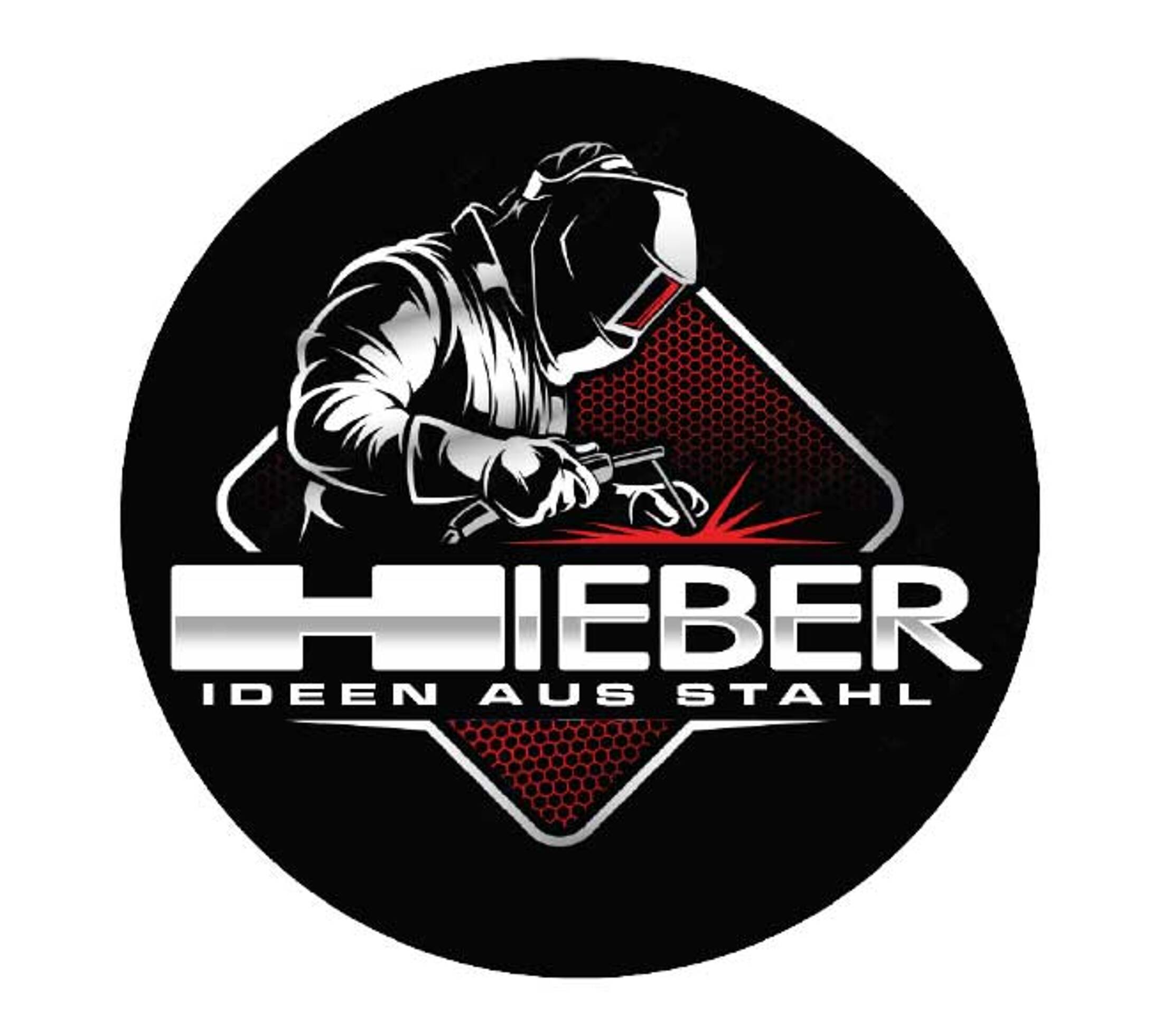 Logo Hieber ideen aus Stahl