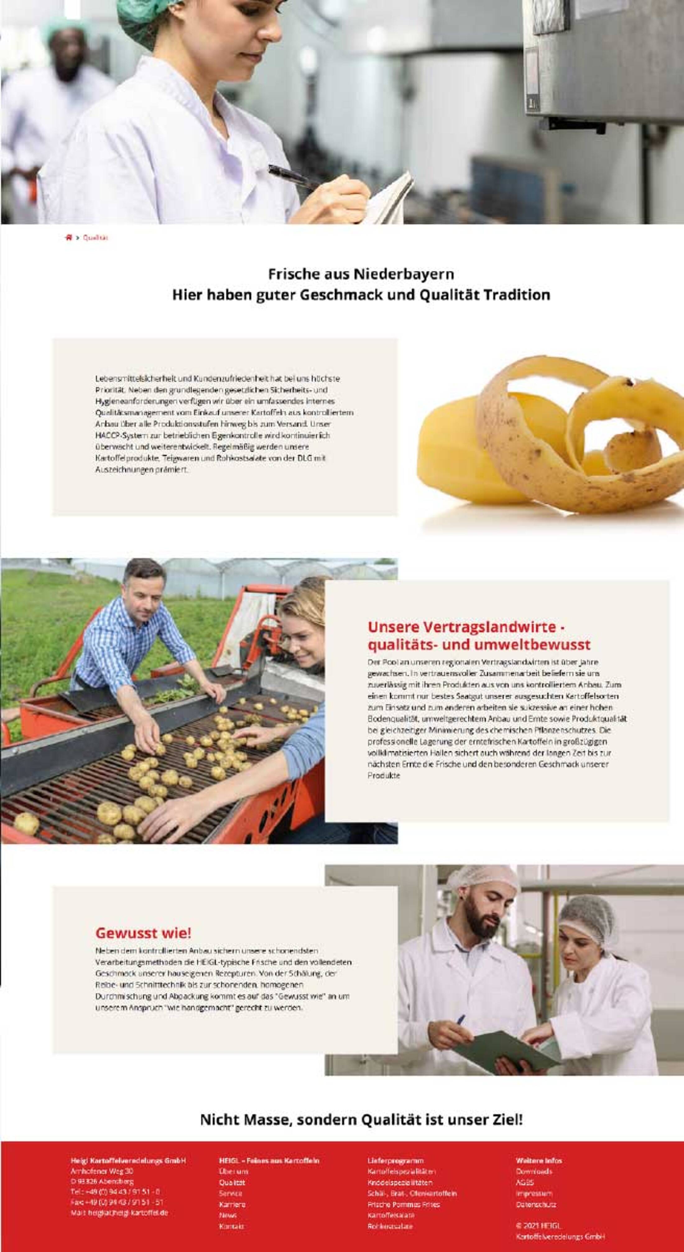 Heigl Webseite