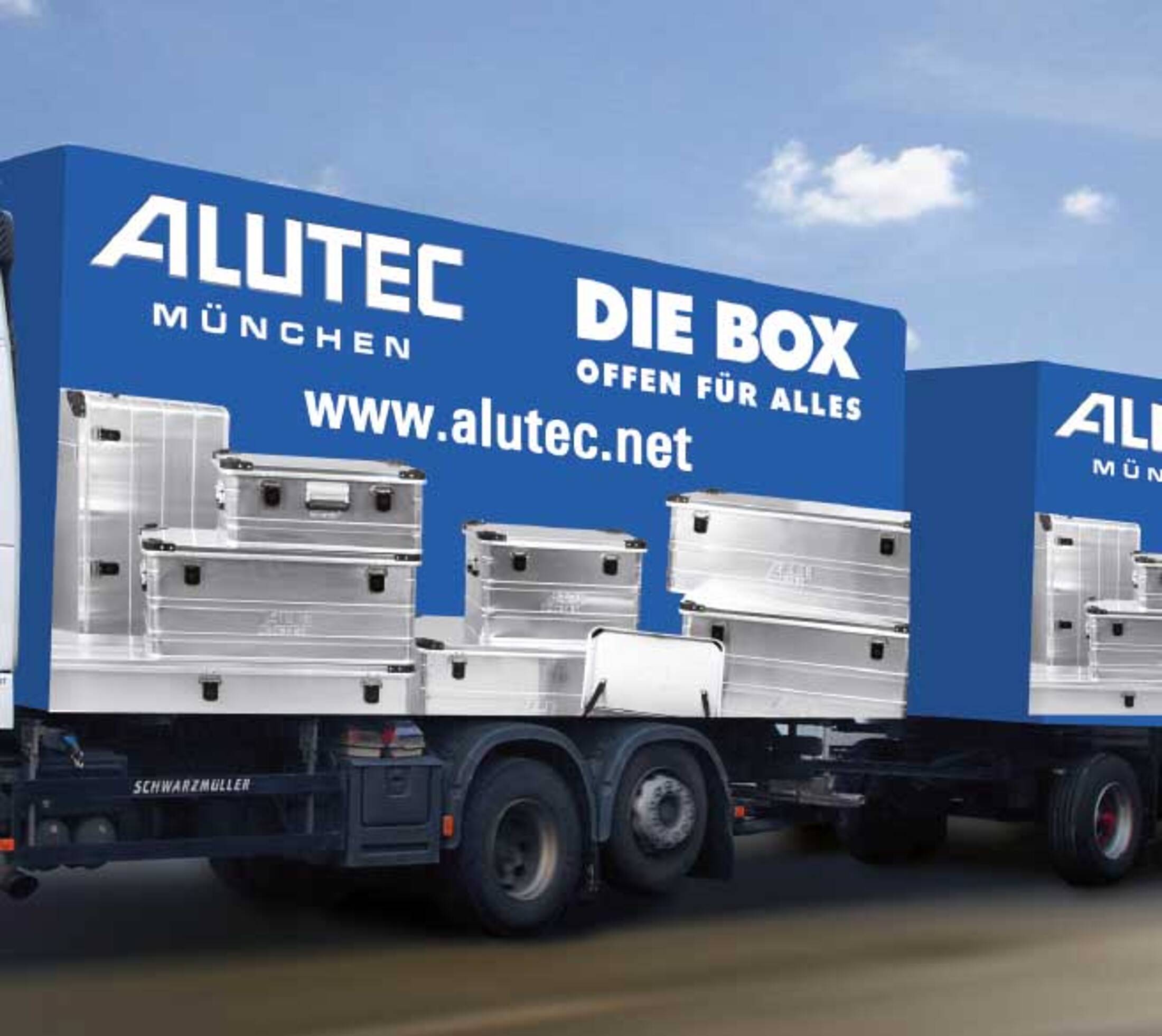 LKWs mit Alutec-Plane