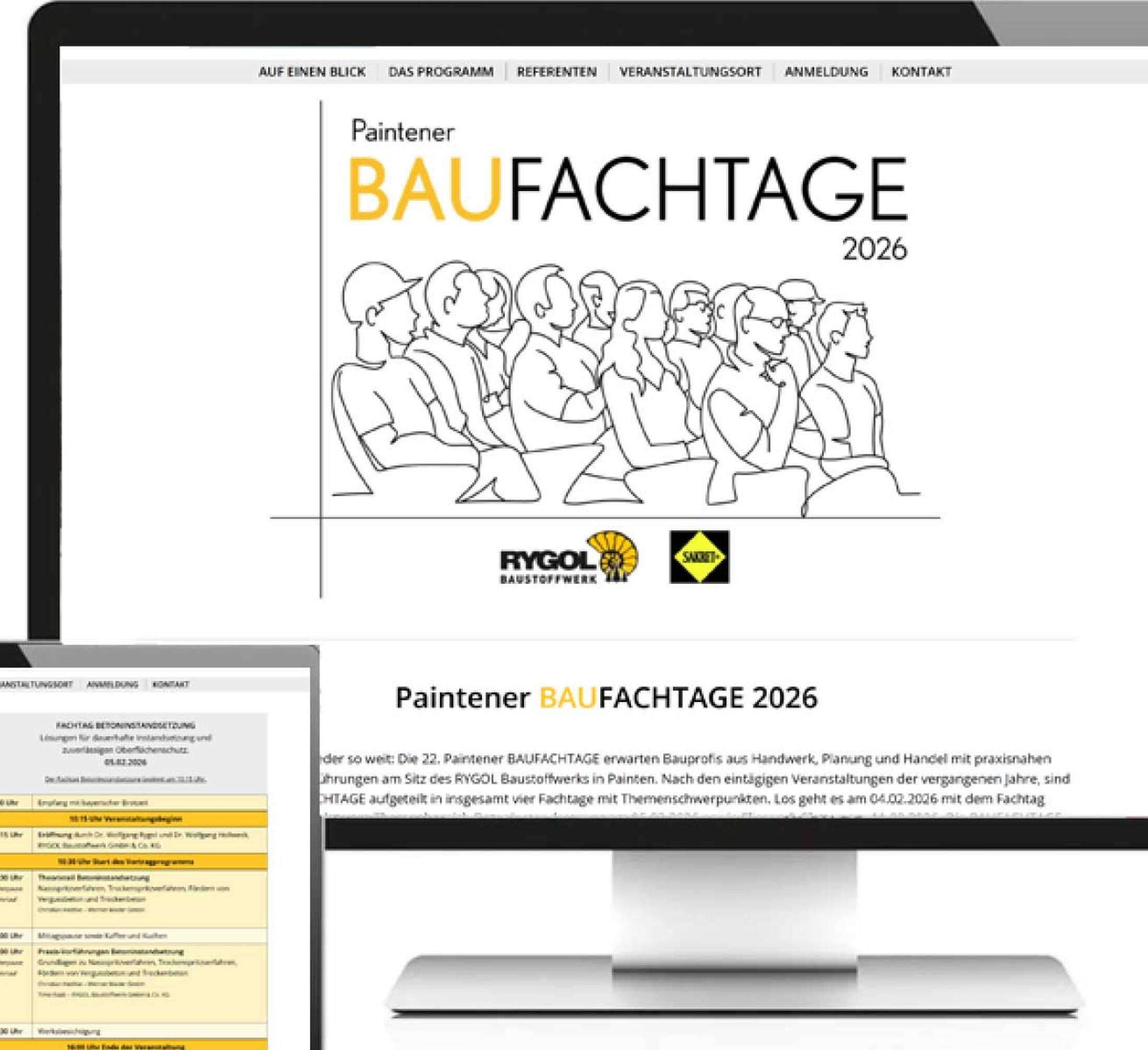 Rygol Baufachtage im Web